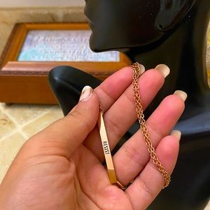 Resist necklace